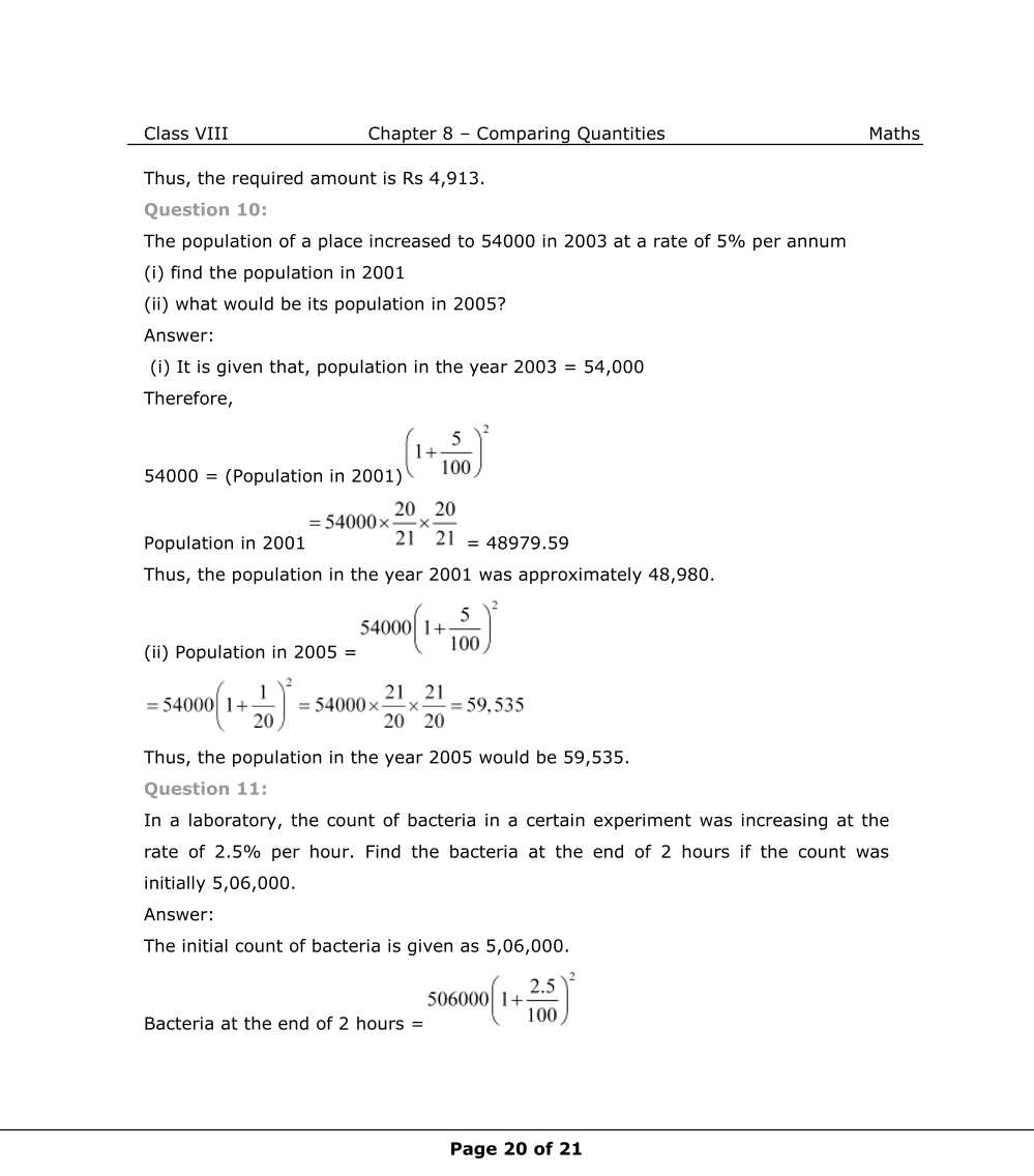 NCERT Solutions For Class 8 Maths Chapter 8