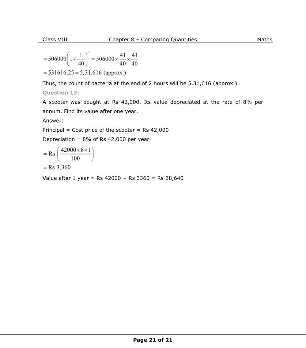 NCERT Solutions For Class 8 Maths Chapter 8