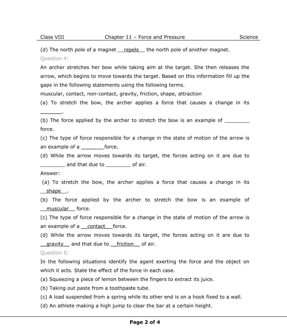 NCERT Solutions For Class 8 Science Chapter 11  