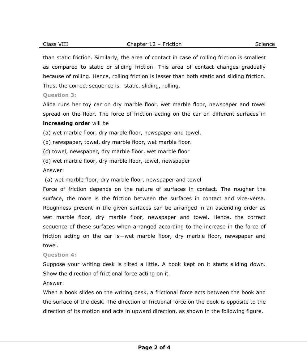 NCERT Solutions For Class 8 Science Chapter 12  