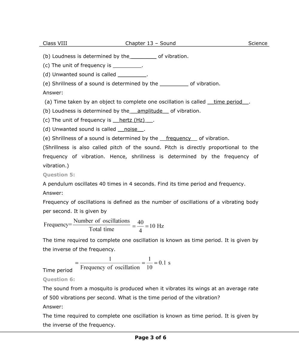 NCERT Solutions For Class 8 Science Chapter 13 