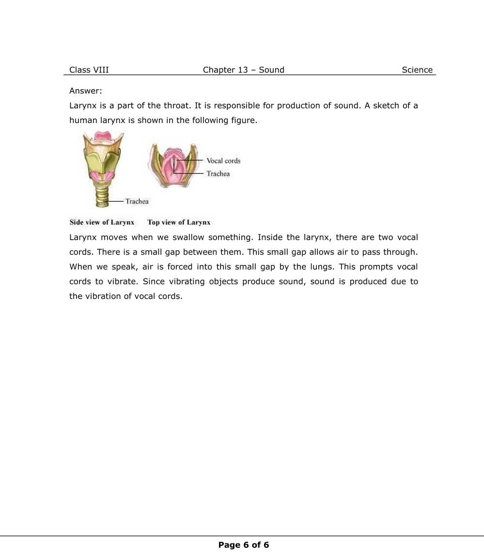 NCERT Solutions For Class 8 Science Chapter 13 