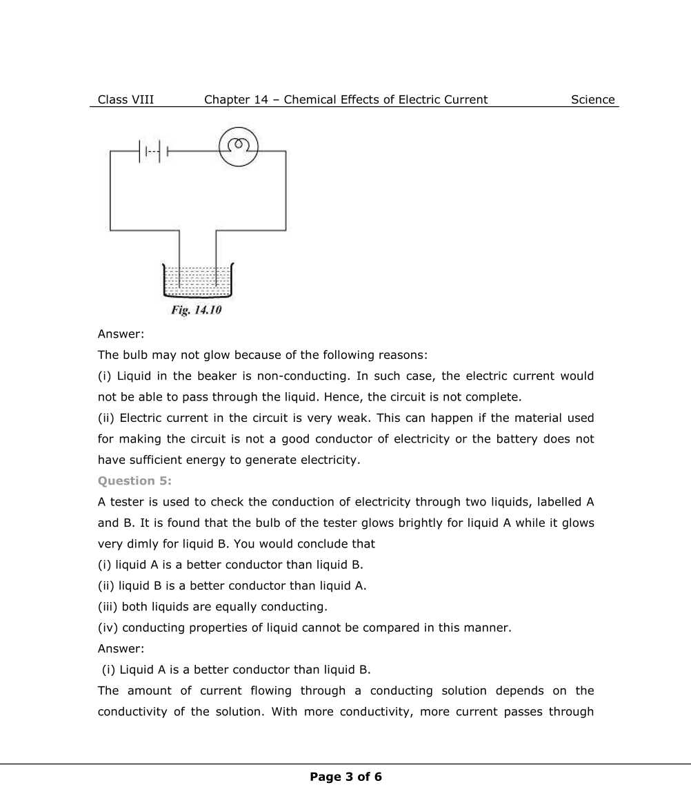 NCERT Solutions For Class 8 Science Chapter 14 