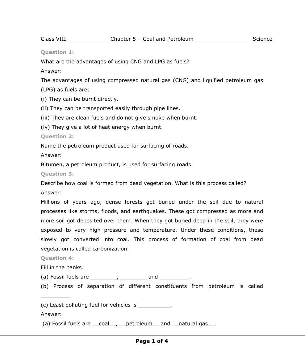 NCERT Solutions For Class 8 Science Chapter 5 