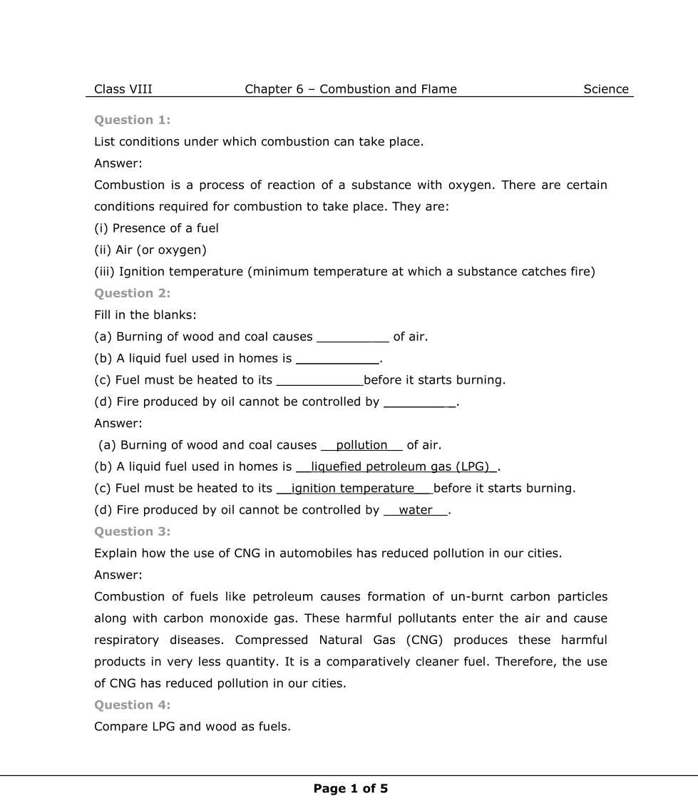 NCERT Solutions For Class 8 Science Chapter 6 