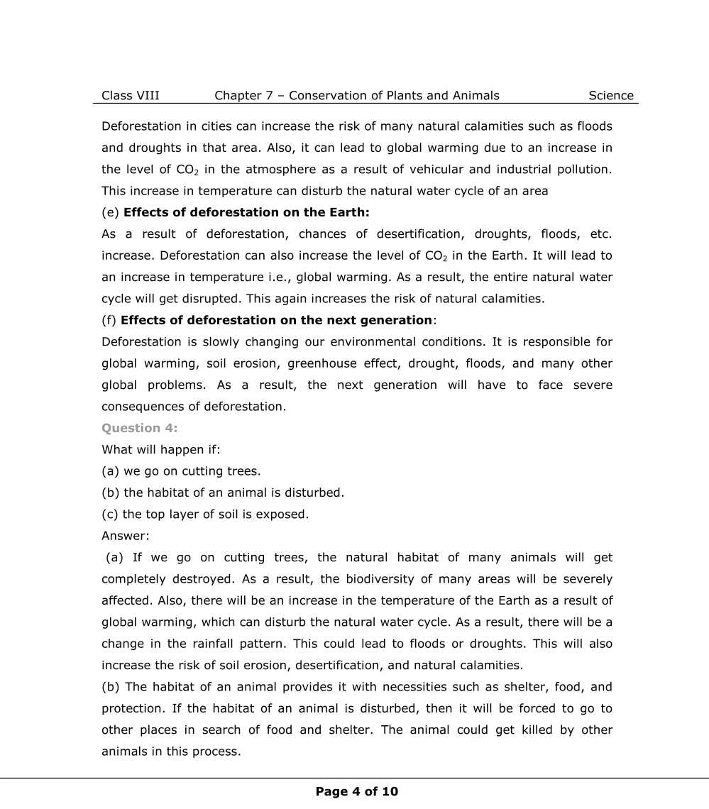 NCERT Solutions For Class 8 Science Chapter 7 