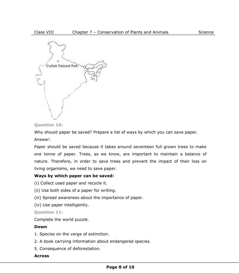 NCERT Solutions For Class 8 Science Chapter 7 