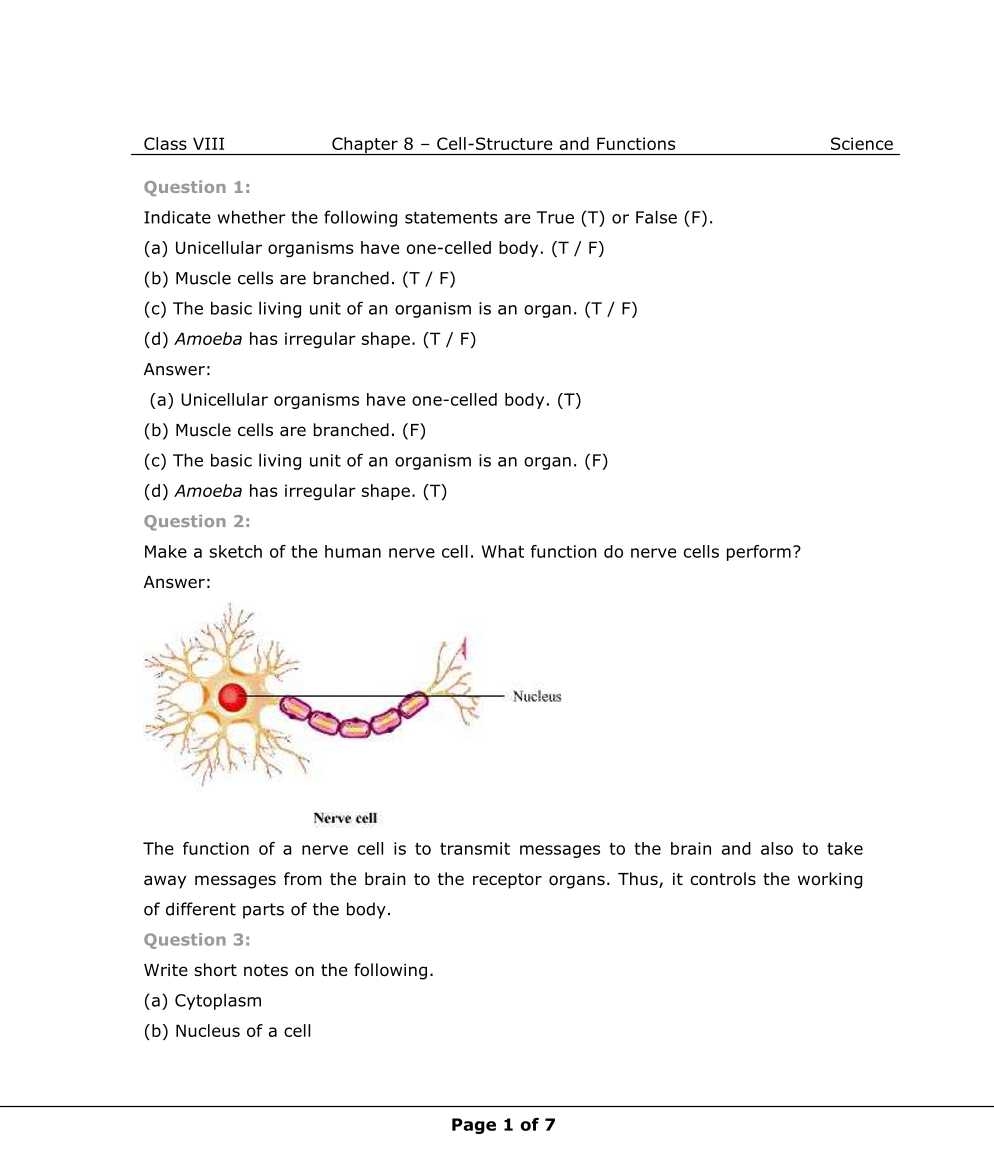 NCERT Solutions For Class 8 Science Chapter 8 
