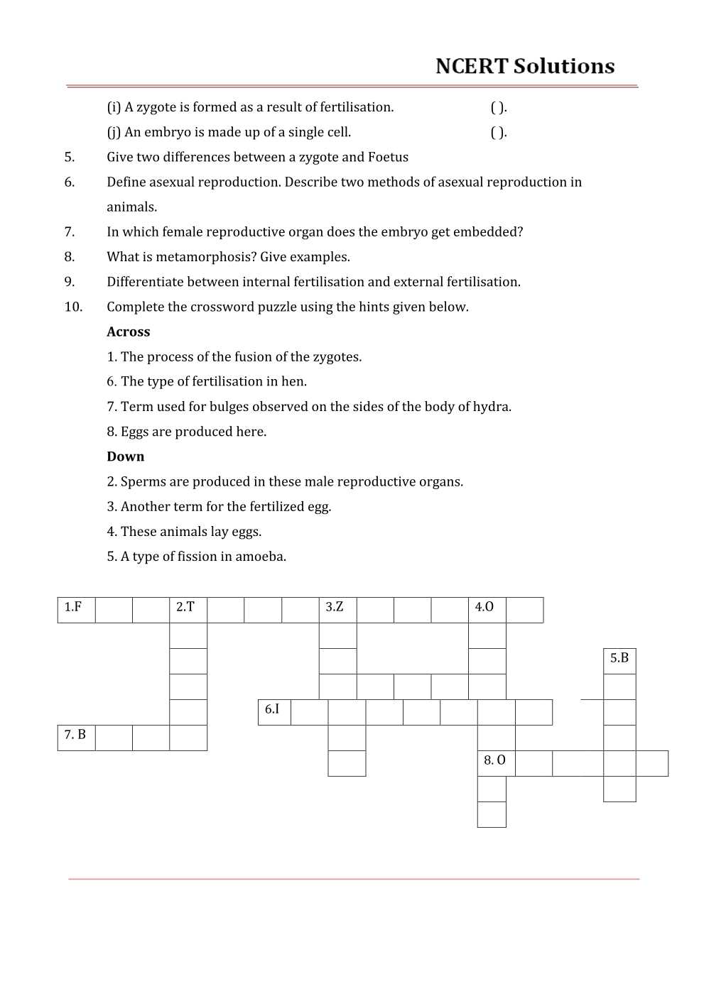 NCERT Solutions For Class 8 Science Chapter 9  