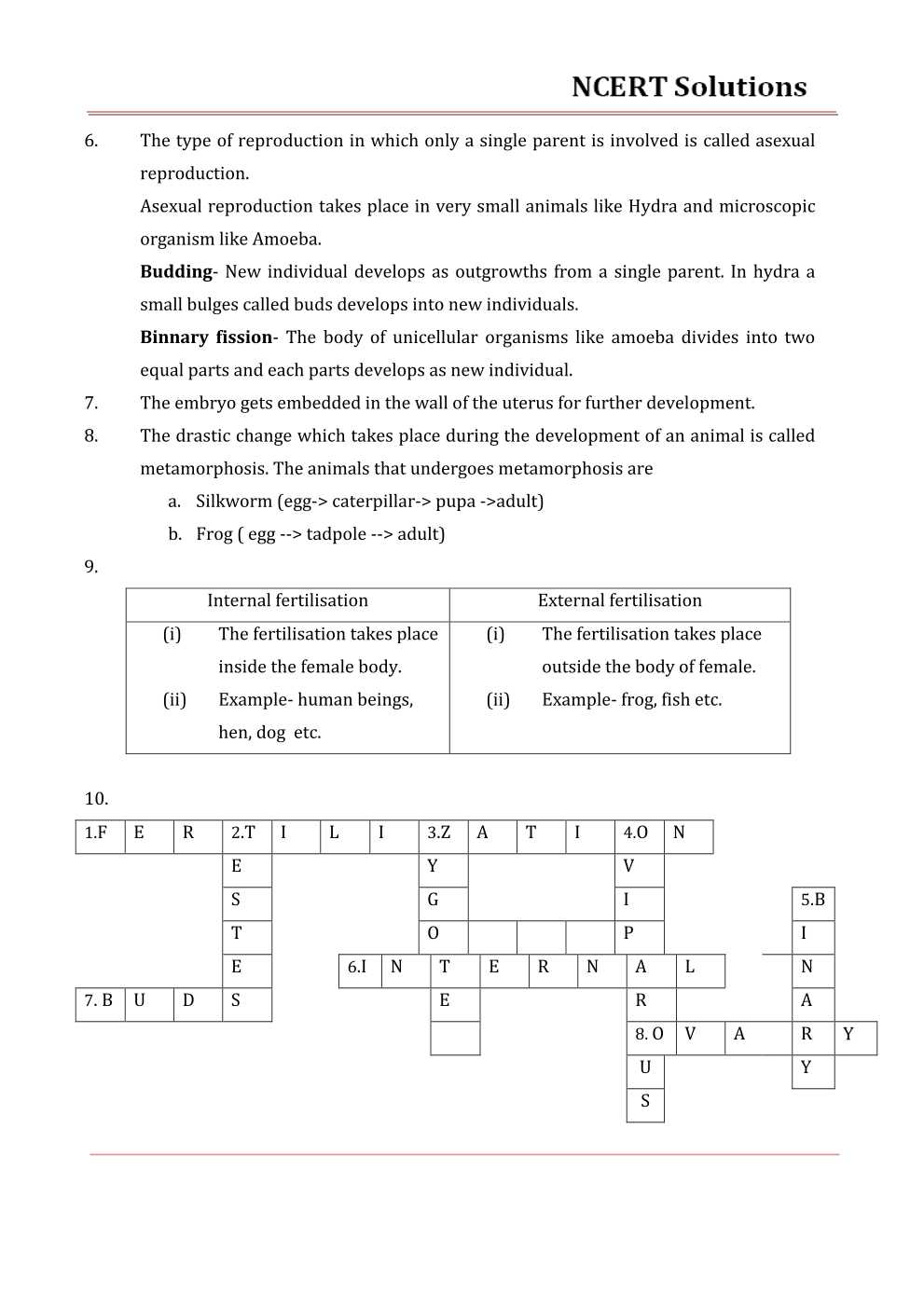 NCERT Solutions For Class 8 Science Chapter 9 