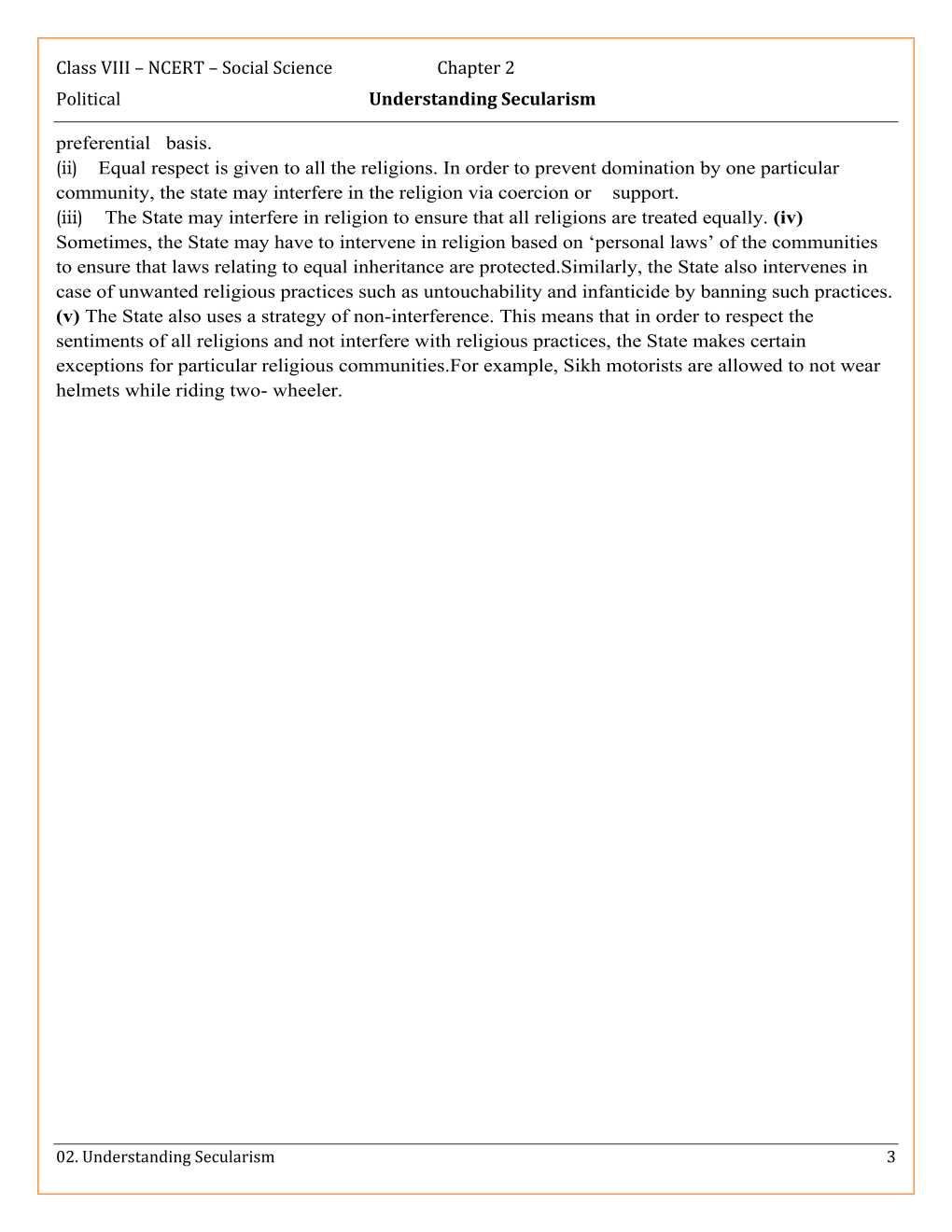 NCERT Solutions For Class 8 Social Science Social and Political Life Chapter 2 