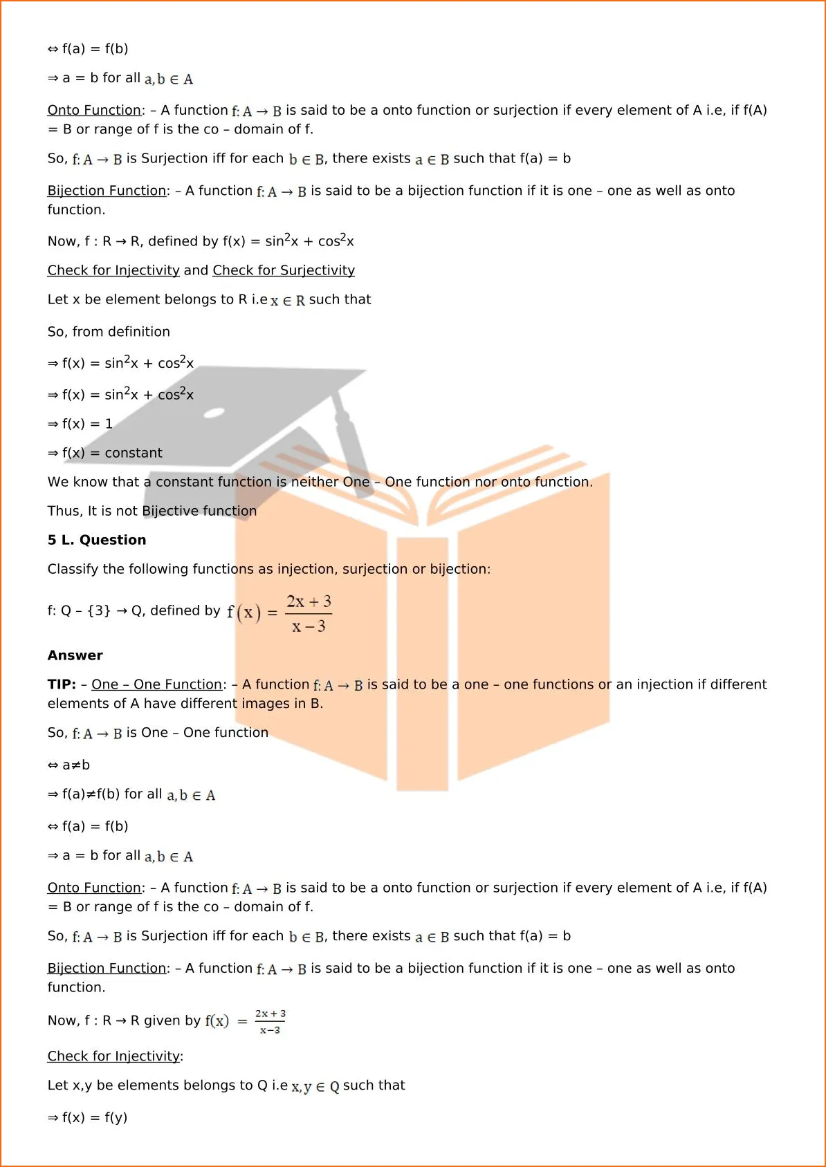 RD Sharma Solutions For Class 12 Maths Chapter 2 Functions