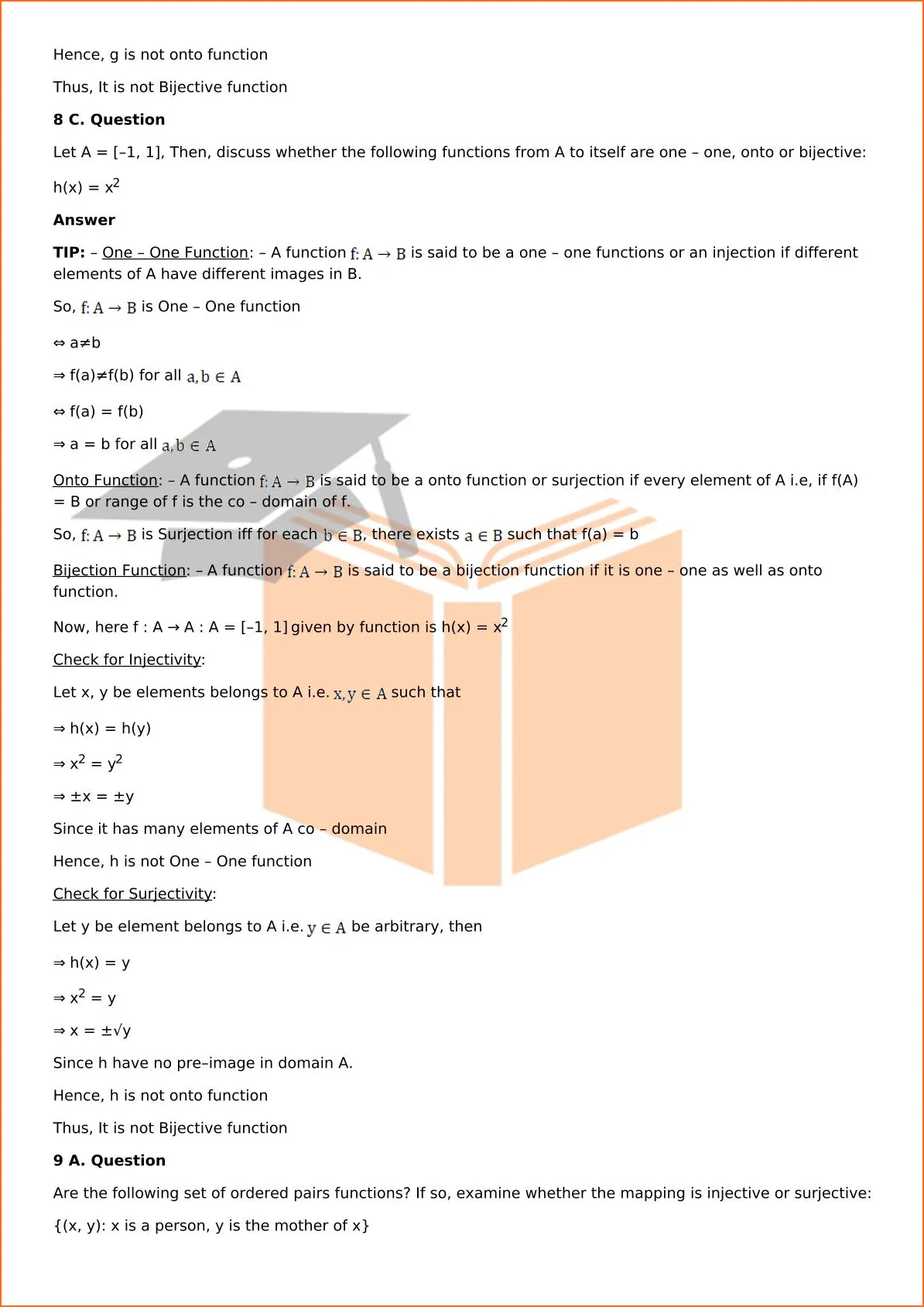 RD Sharma Solutions For Class 12 Maths Chapter 2 Functions