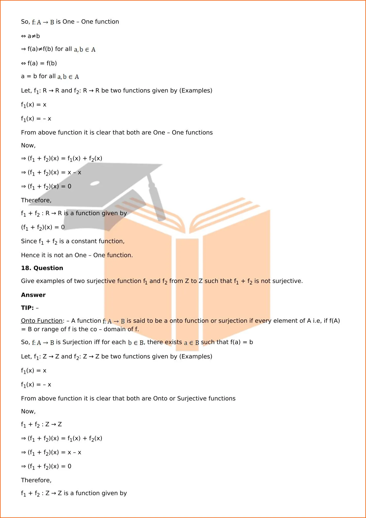 RD Sharma Solutions For Class 12 Maths Chapter 2 Functions