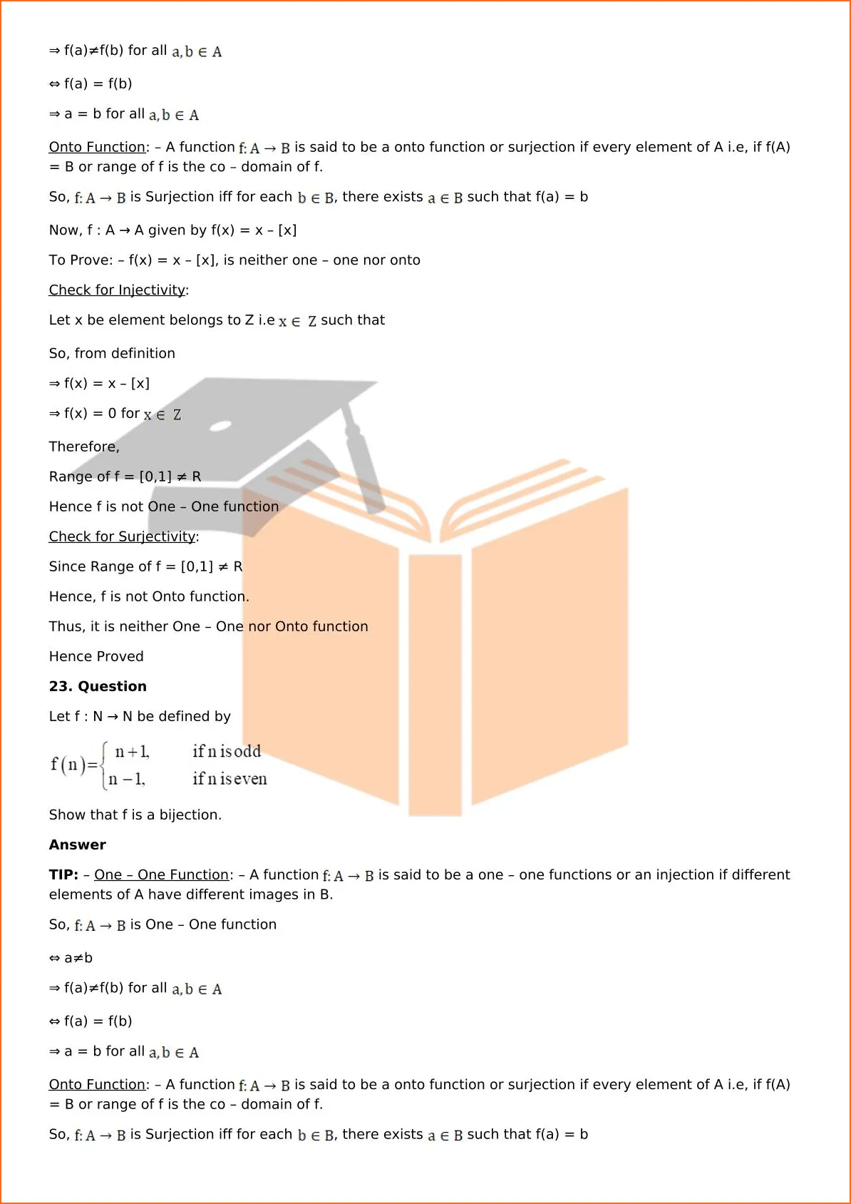 RD Sharma Solutions For Class 12 Maths Chapter 2 Functions