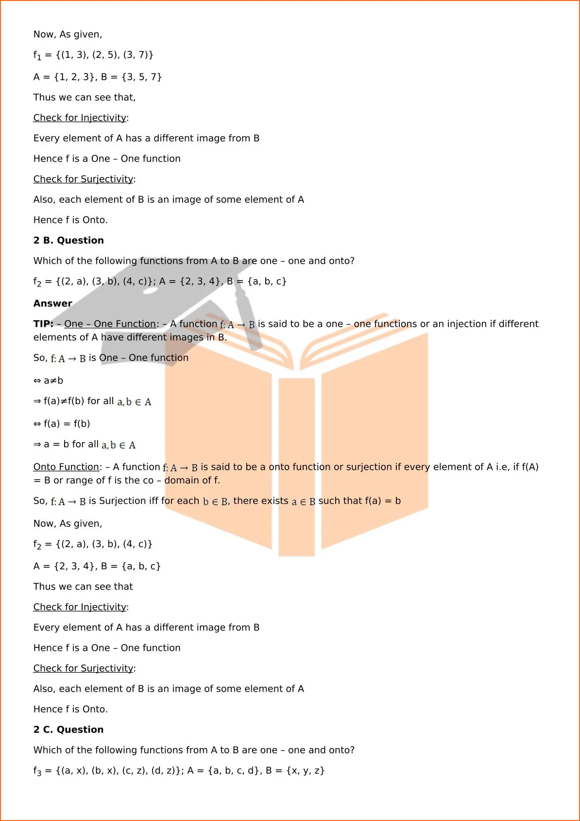 RD Sharma Solutions For Class 12 Maths Chapter 2 Functions