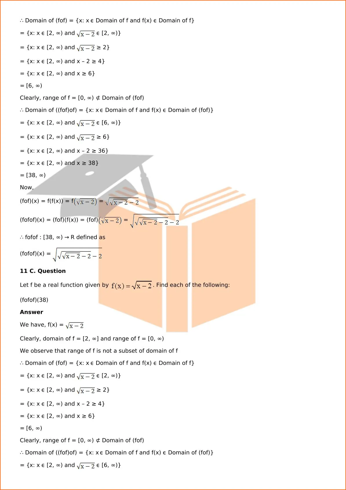 RD Sharma Solutions For Class 12 Maths Chapter 2 Functions