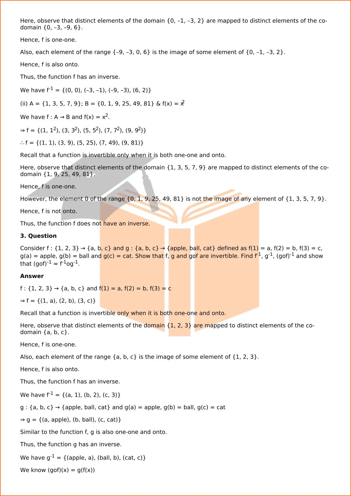 RD Sharma Solutions For Class 12 Maths Chapter 2 Functions