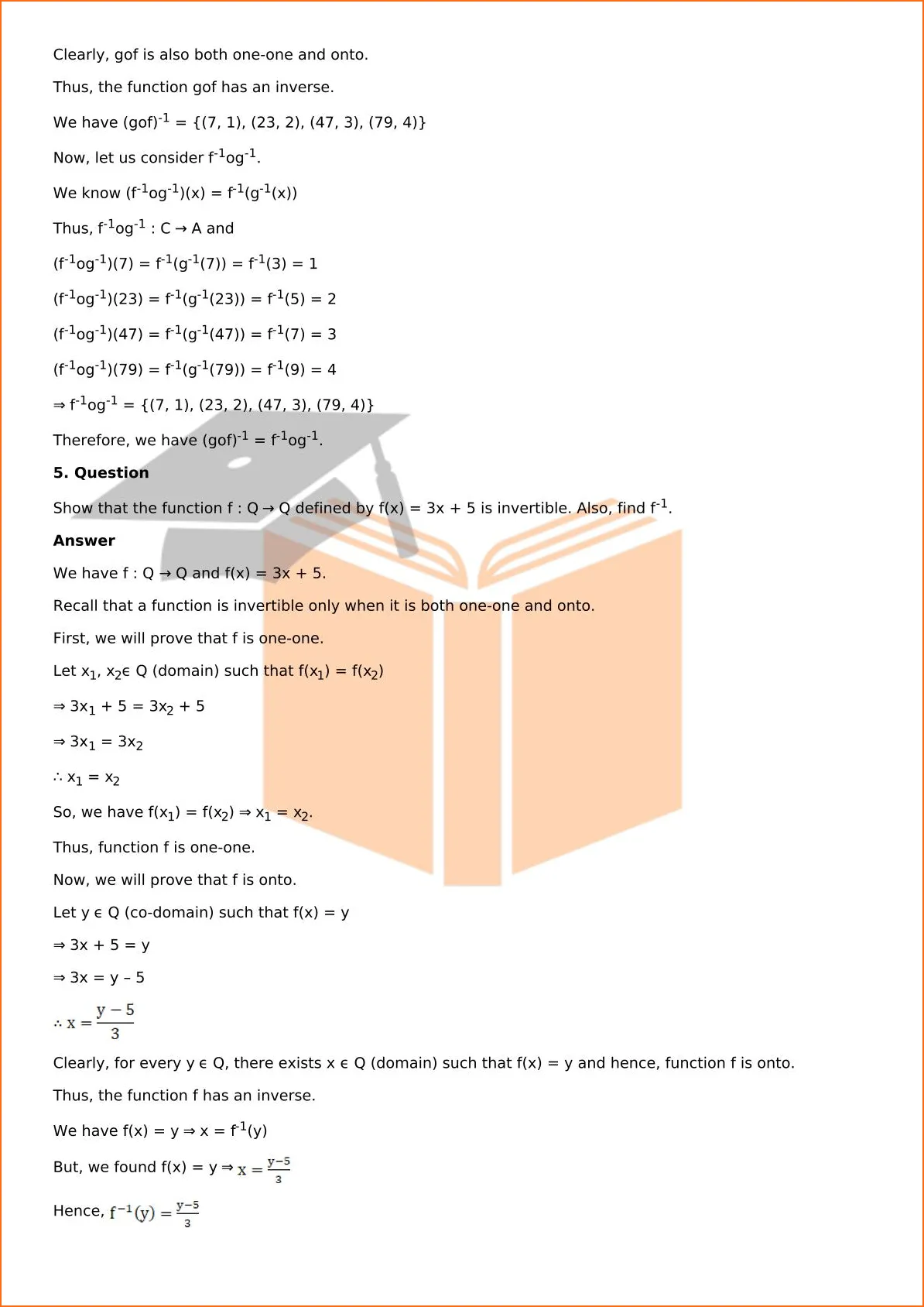 RD Sharma Solutions For Class 12 Maths Chapter 2 Functions