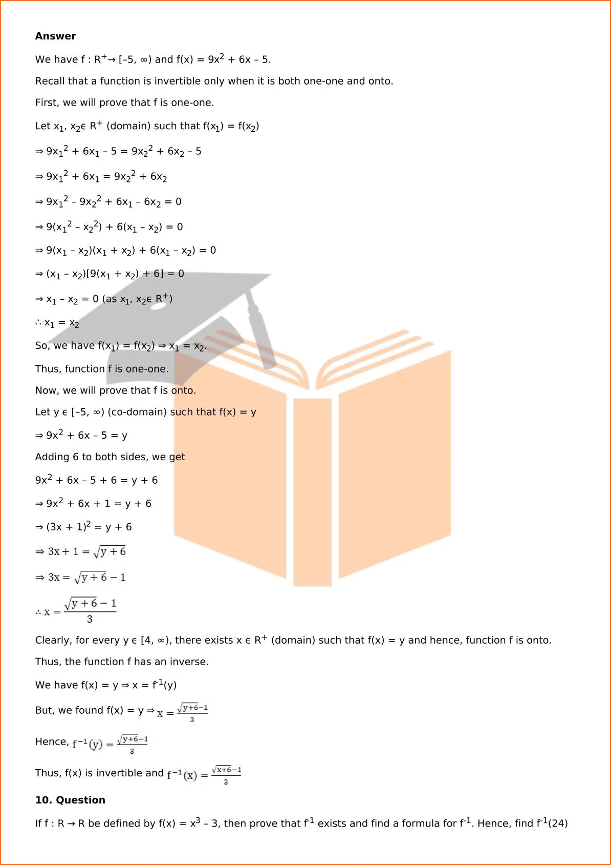 RD Sharma Solutions For Class 12 Maths Chapter 2 Functions