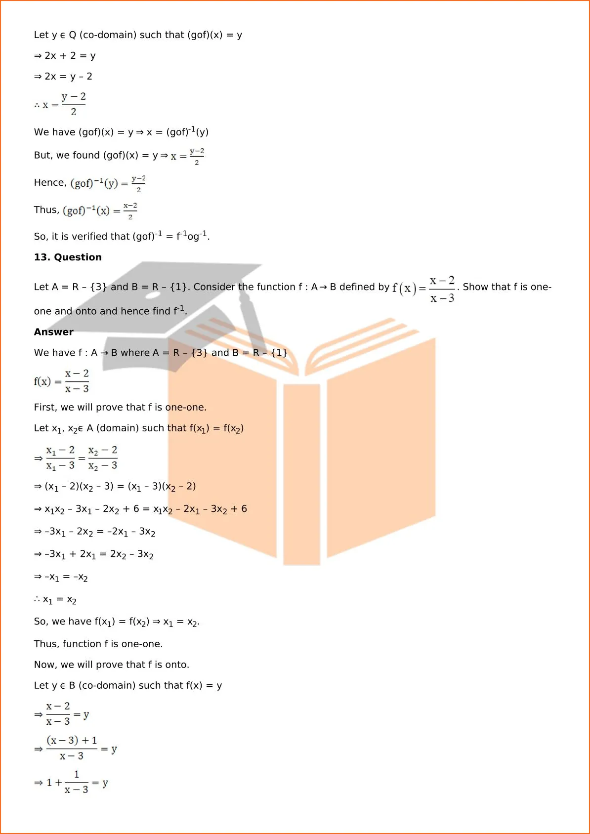 RD Sharma Solutions For Class 12 Maths Chapter 2 Functions