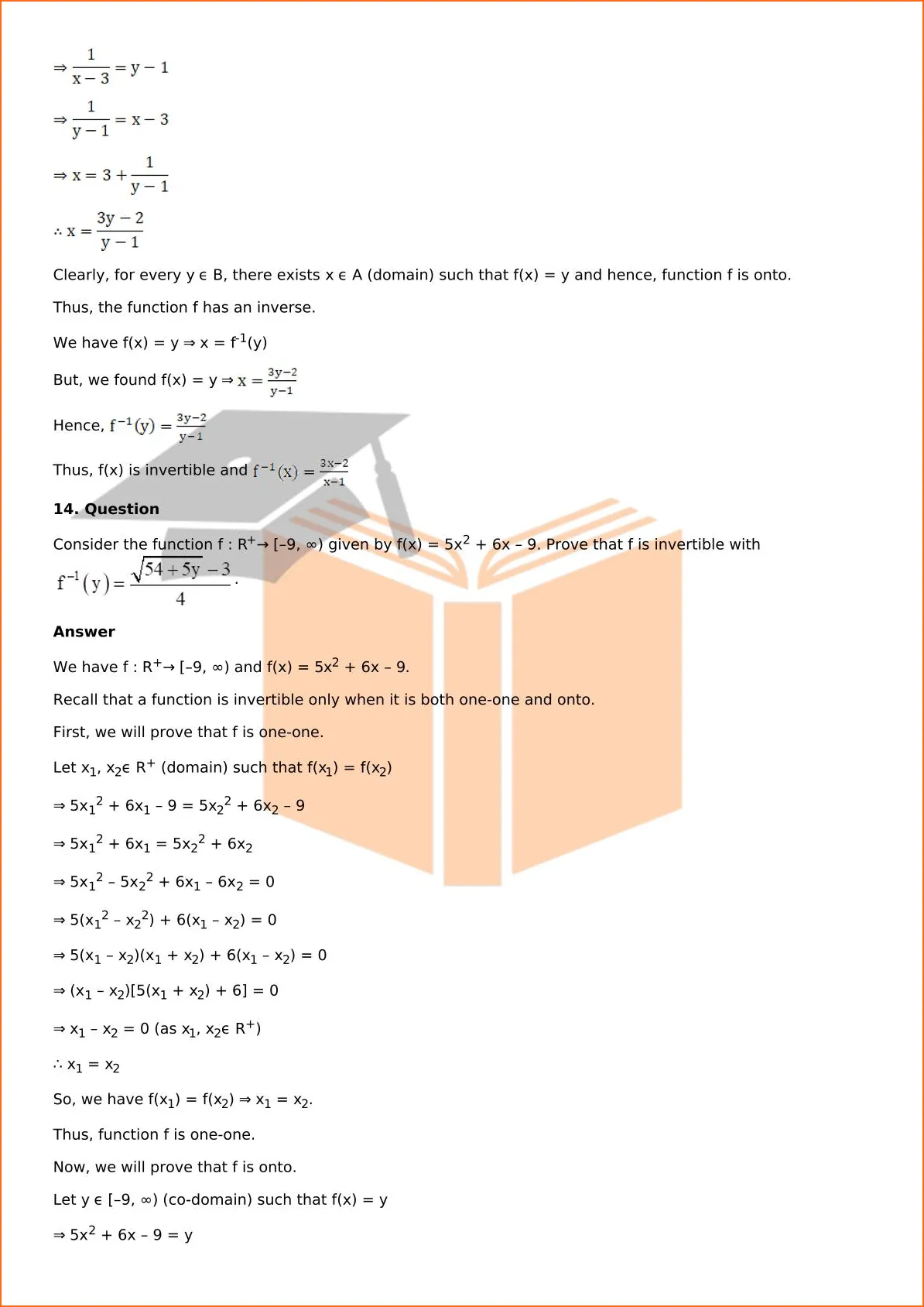 RD Sharma Solutions For Class 12 Maths Chapter 2 Functions