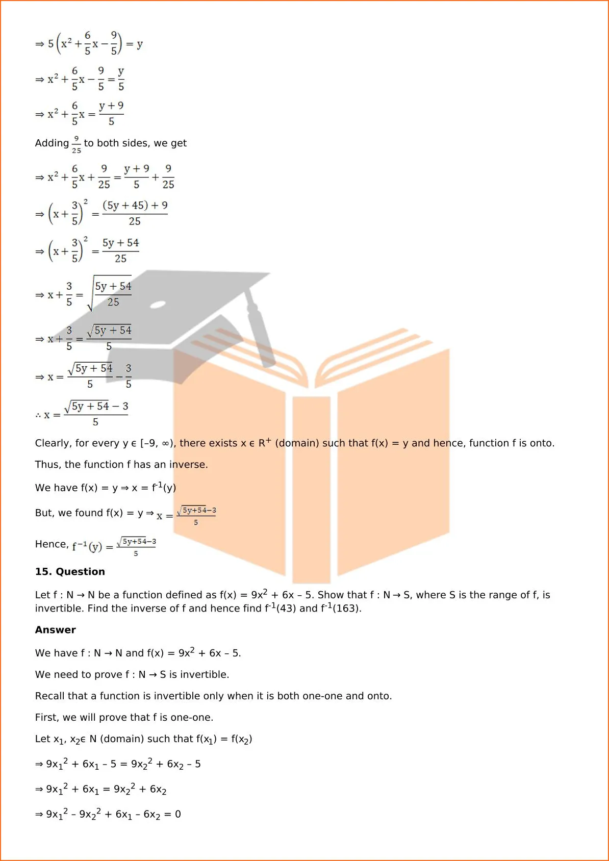 RD Sharma Solutions For Class 12 Maths Chapter 2 Functions