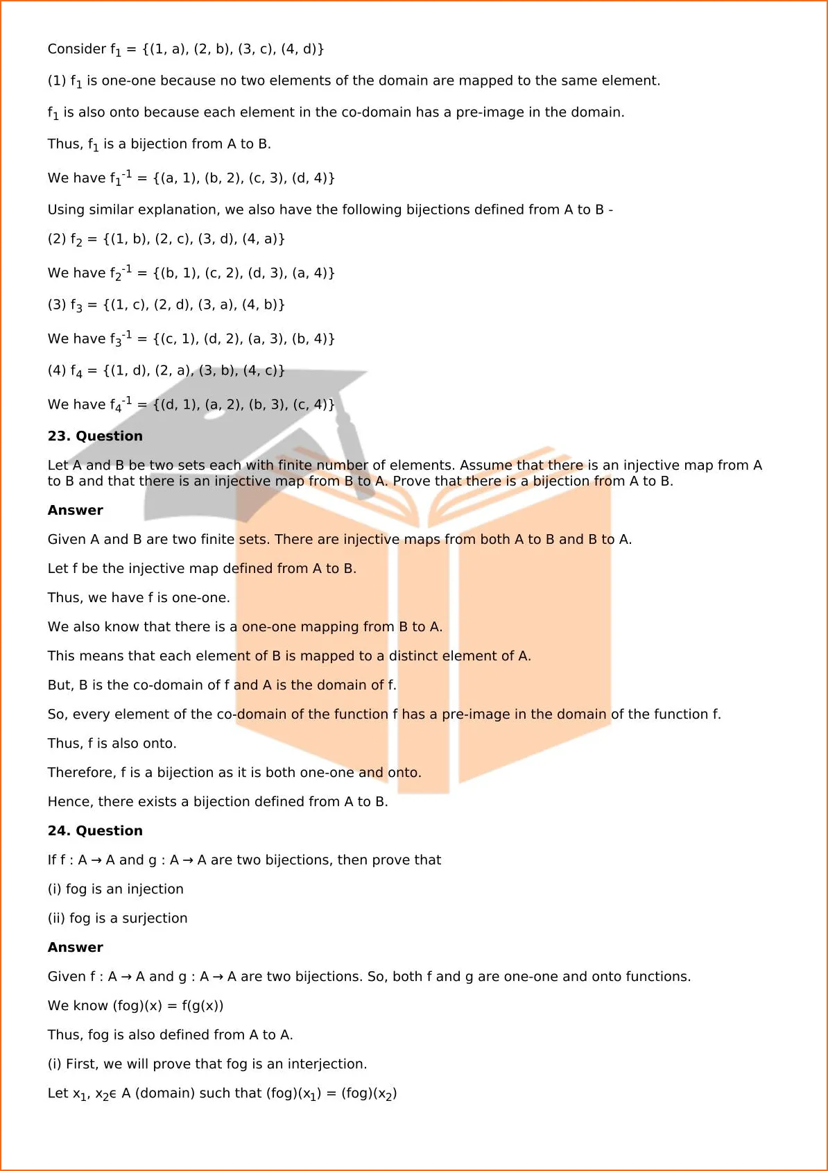 RD Sharma Solutions For Class 12 Maths Chapter 2 Functions