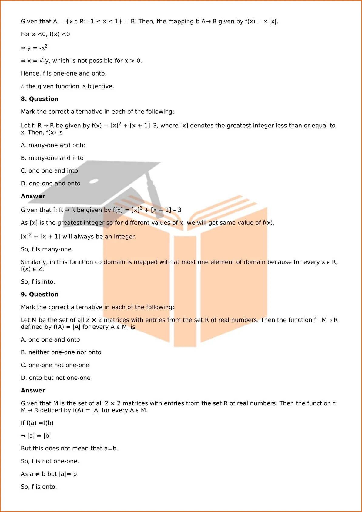 RD Sharma Solutions For Class 12 Maths Chapter 2 Functions