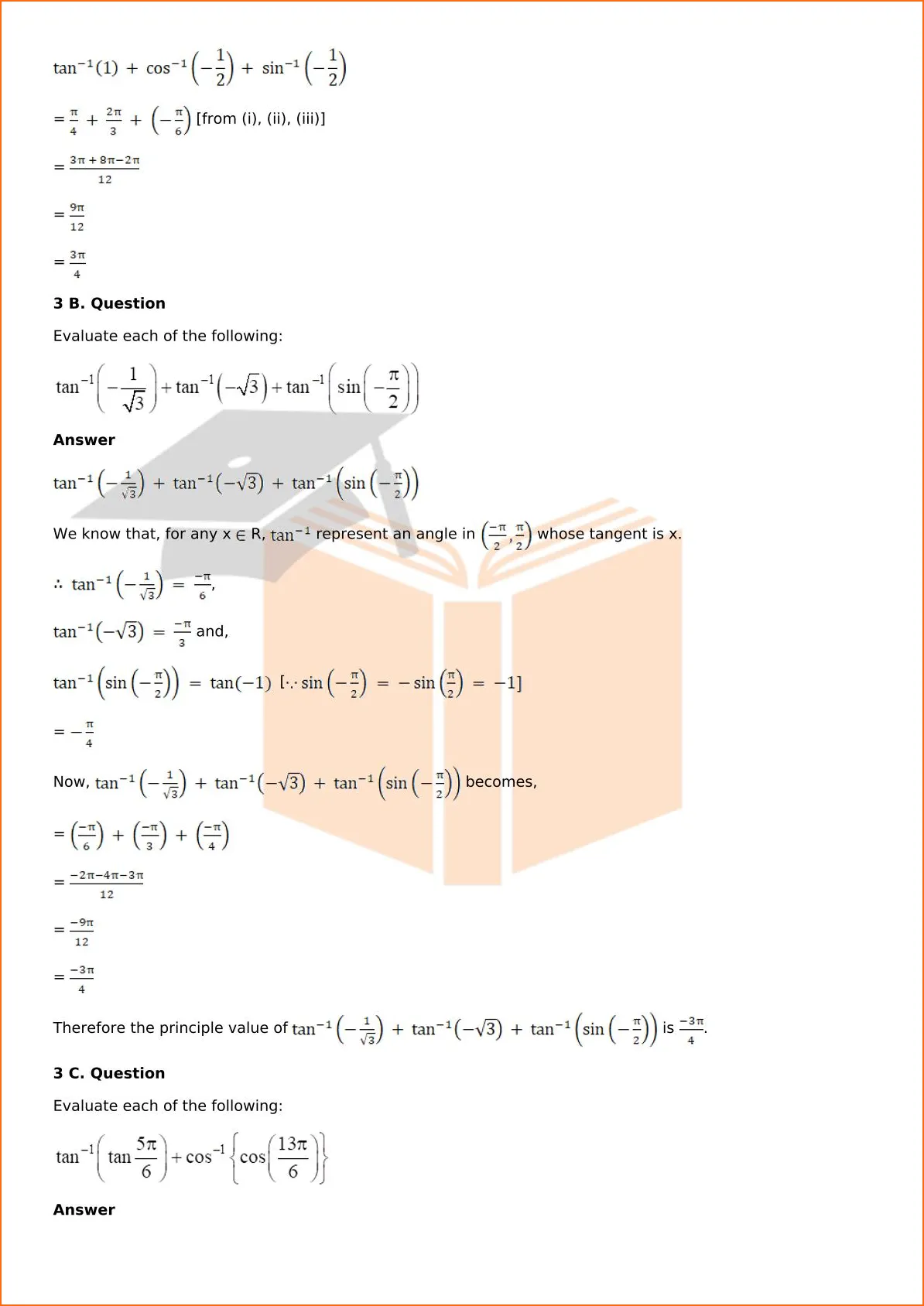 RD Sharma Solutions For Class 12 Maths Chapter 4 Inverse Trigonometric Functions