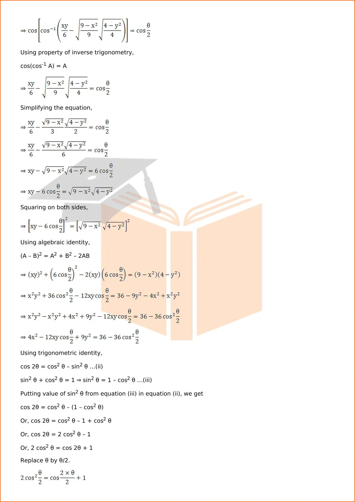 RD Sharma Solutions For Class 12 Maths Chapter 4 Inverse Trigonometric Functions