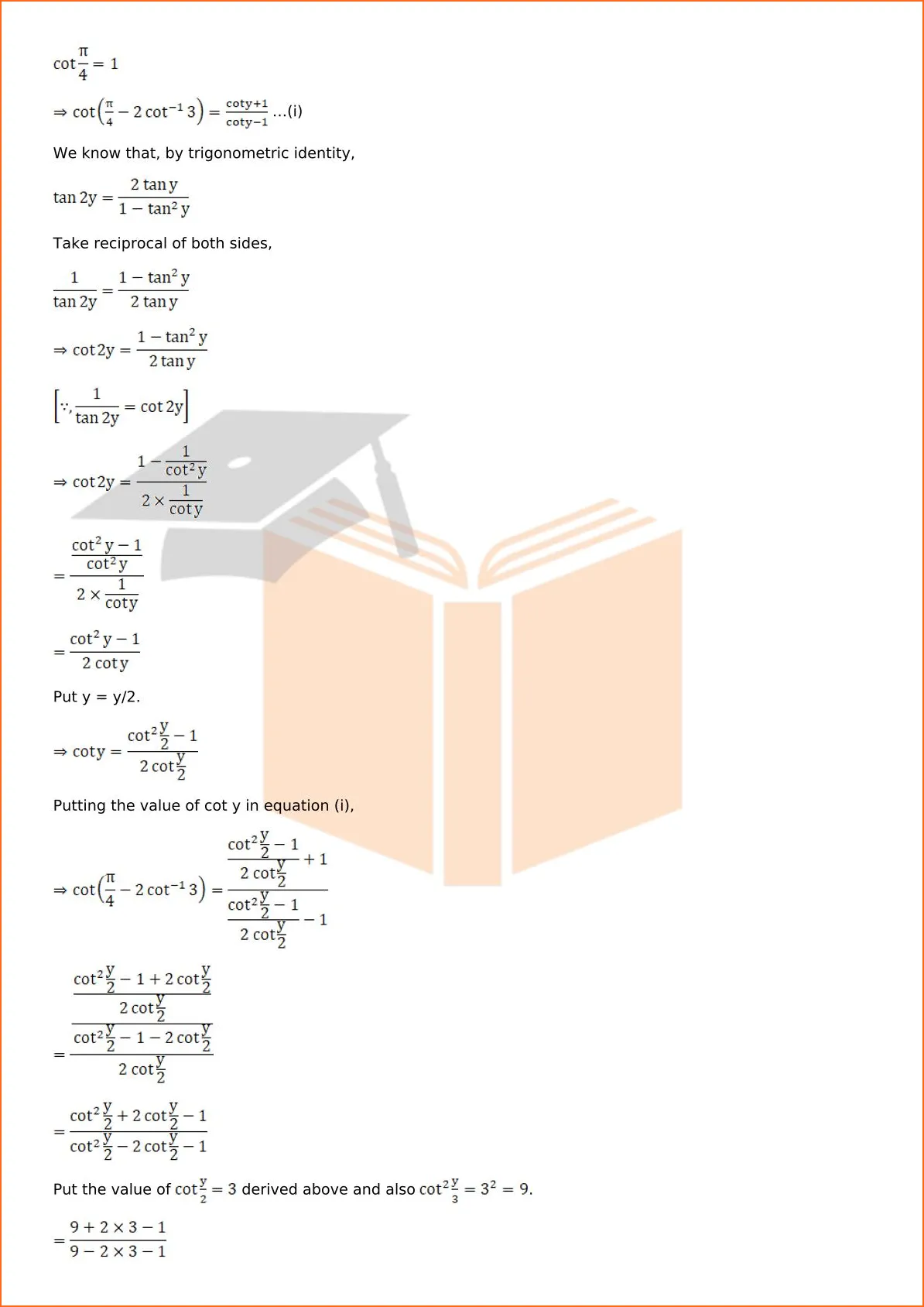 RD Sharma Solutions For Class 12 Maths Chapter 4 Inverse Trigonometric Functions