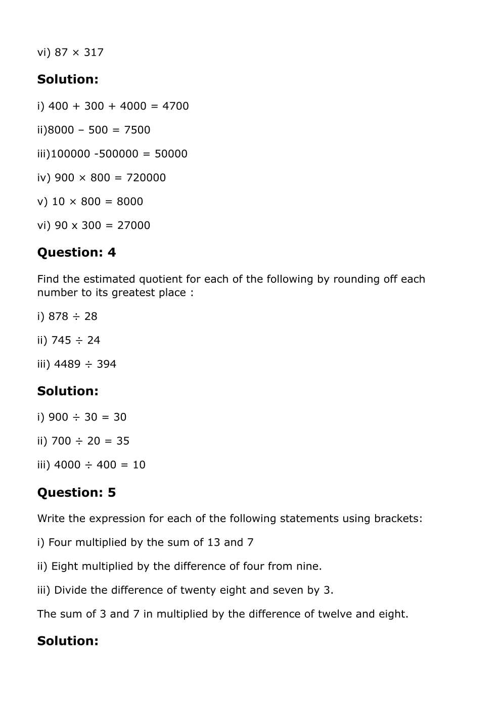 RD Sharma Solutions For Class 6 Maths Chapter 1