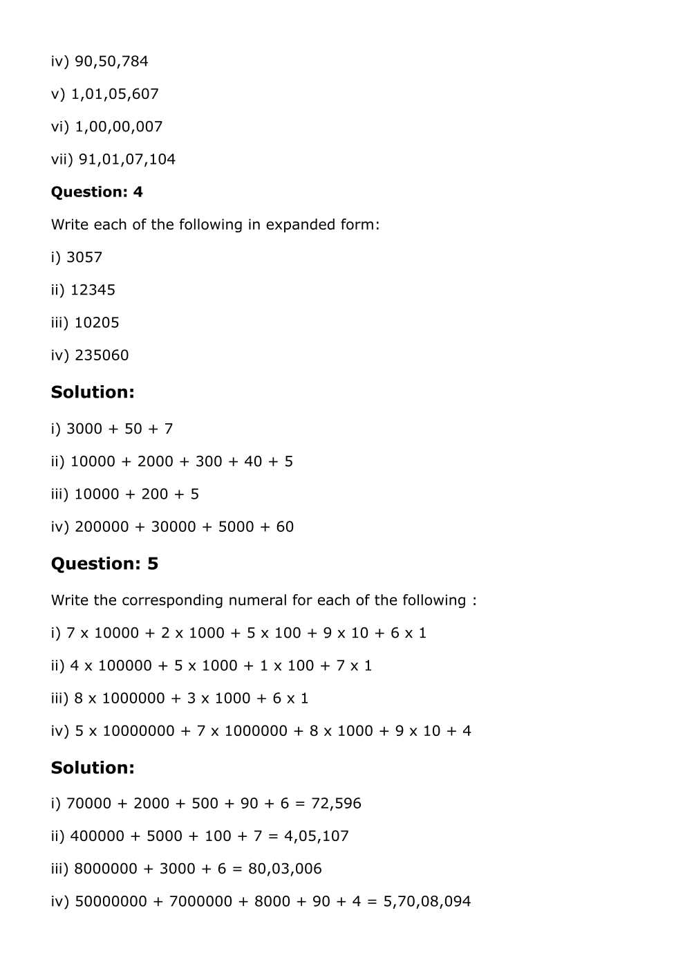 RD Sharma Solutions For Class 6 Maths Chapter 1