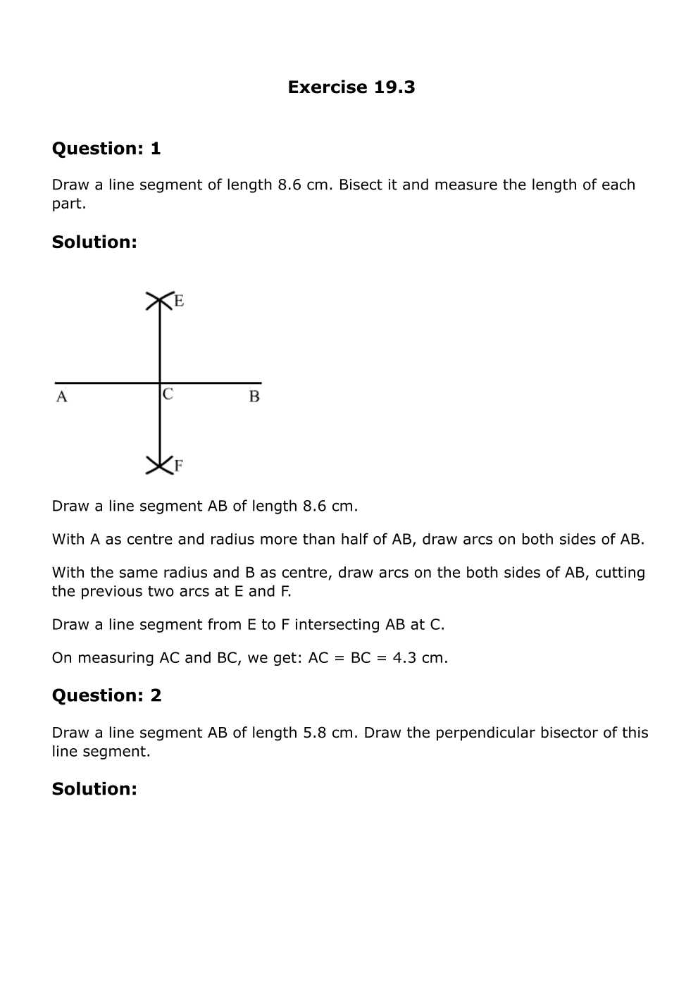 RD Sharma Solutions For Class 6 Maths Chapter 19