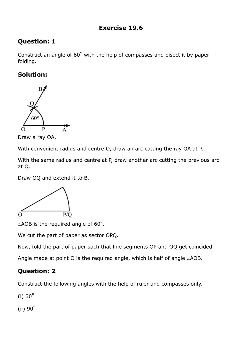 RD Sharma Solutions For Class 6 Maths Chapter 19