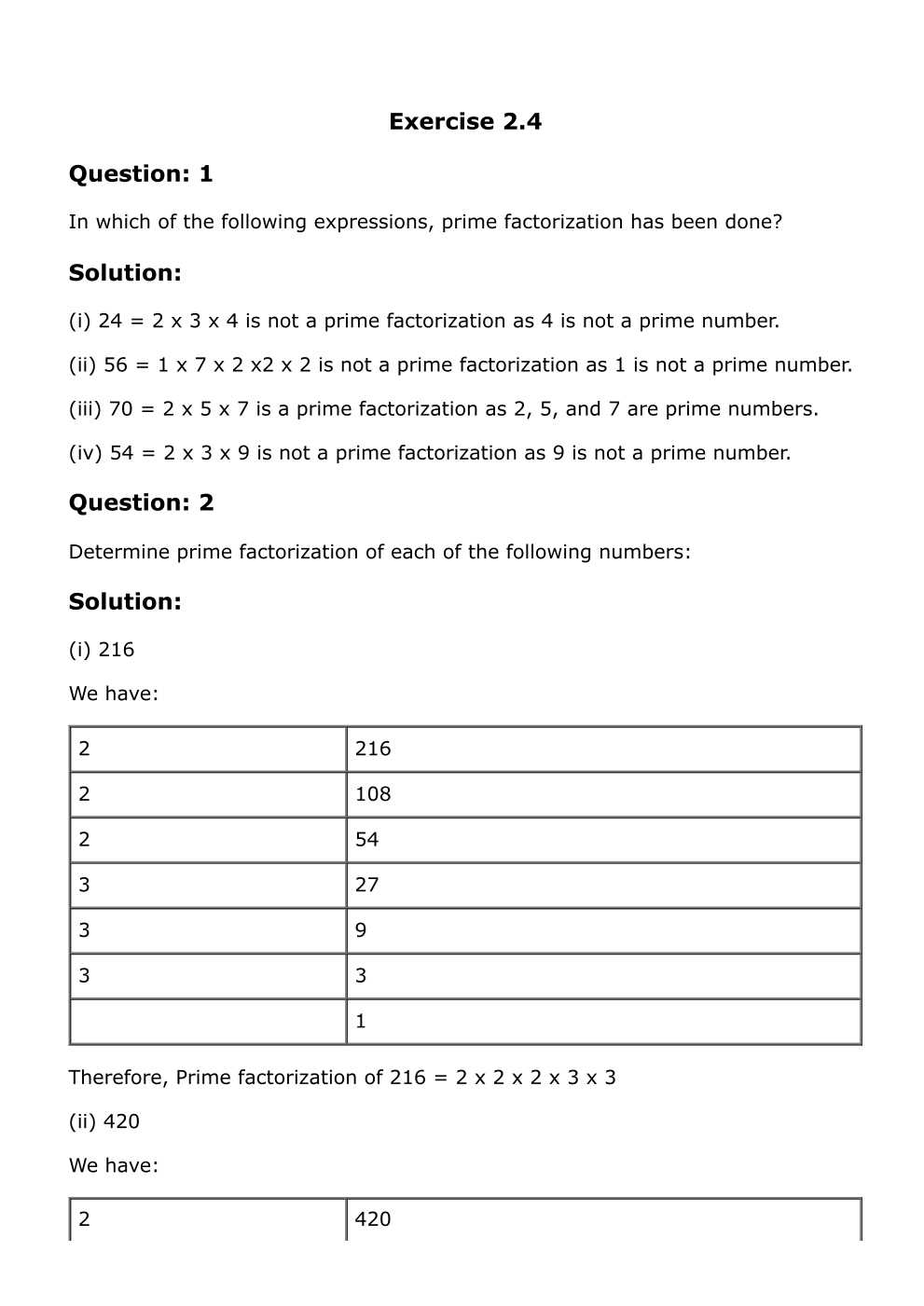 RD Sharma Solutions For Class 6 Maths Chapter 2