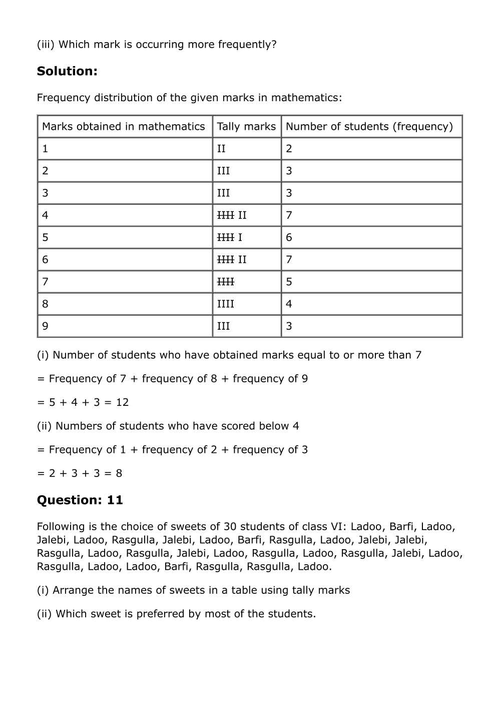 RD Sharma Solutions For Class 6 Maths Chapter 21