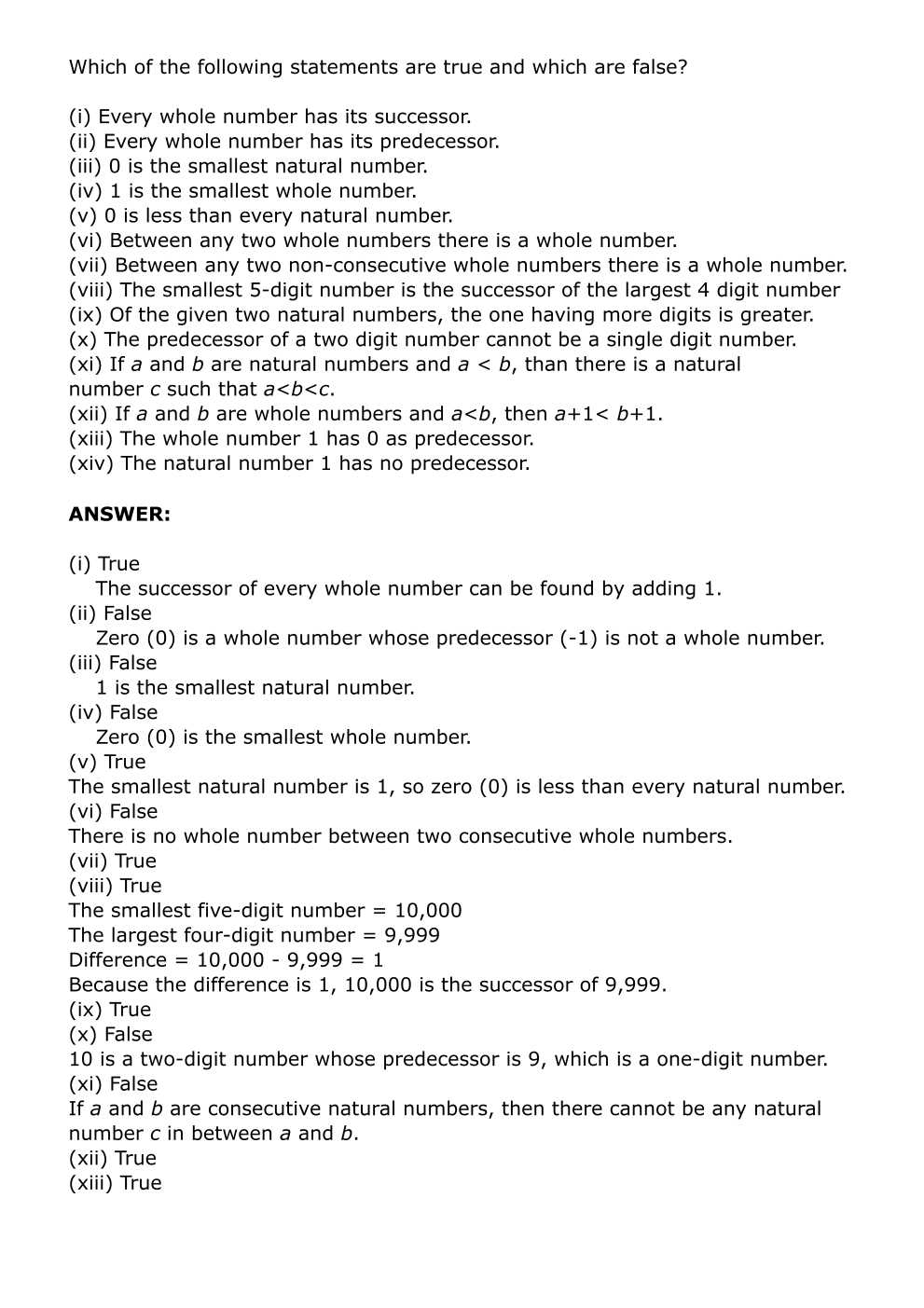 RD Sharma Solutions For Class 6 Maths Chapter 3