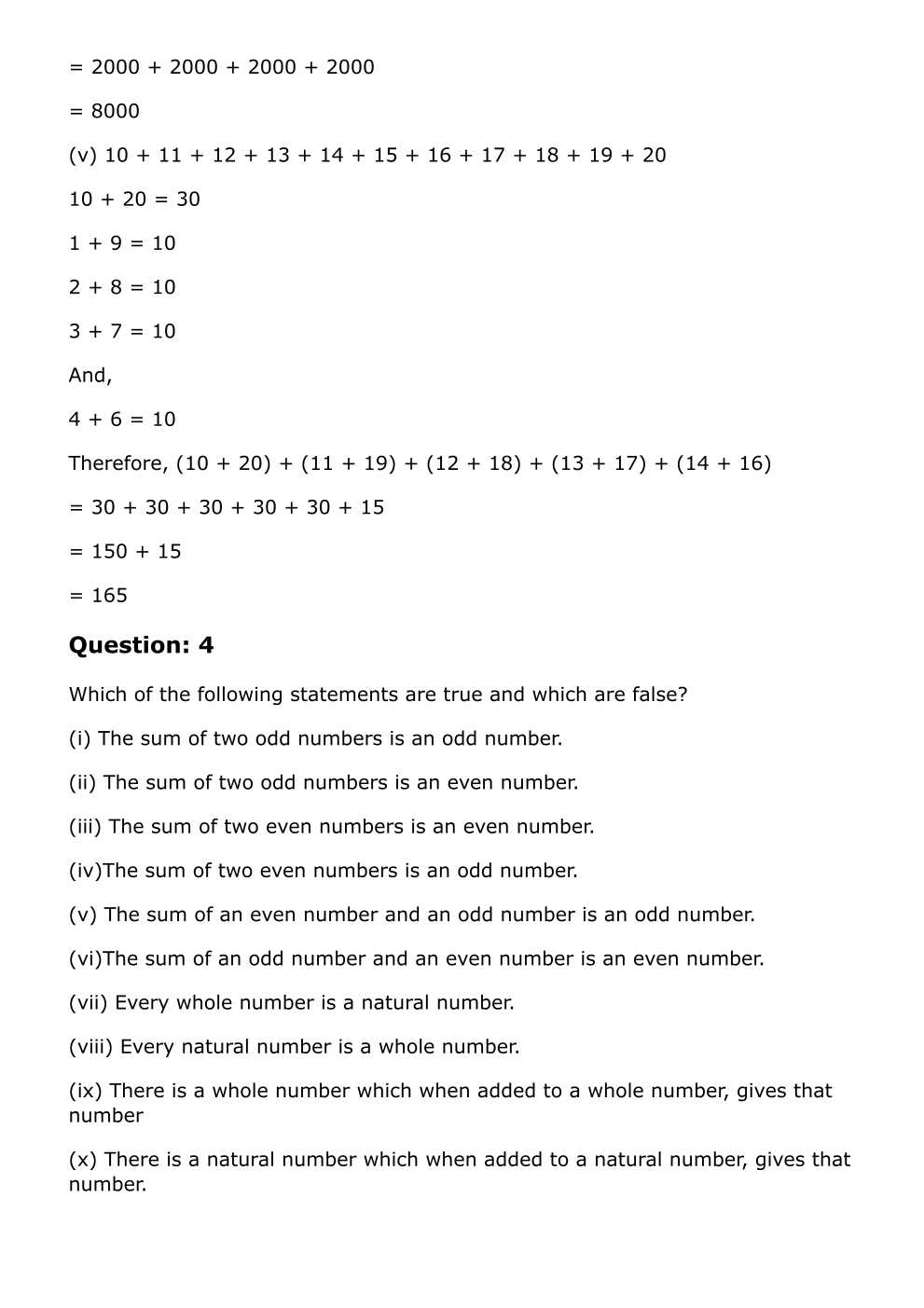 RD Sharma Solutions For Class 6 Maths Chapter 4