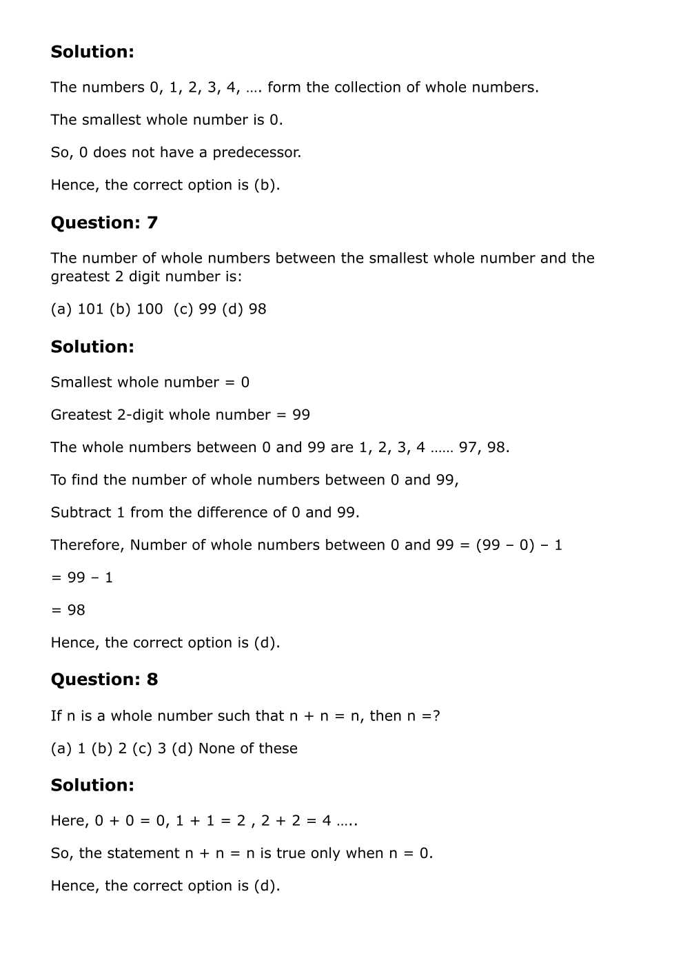RD Sharma Solutions For Class 6 Maths Chapter 4