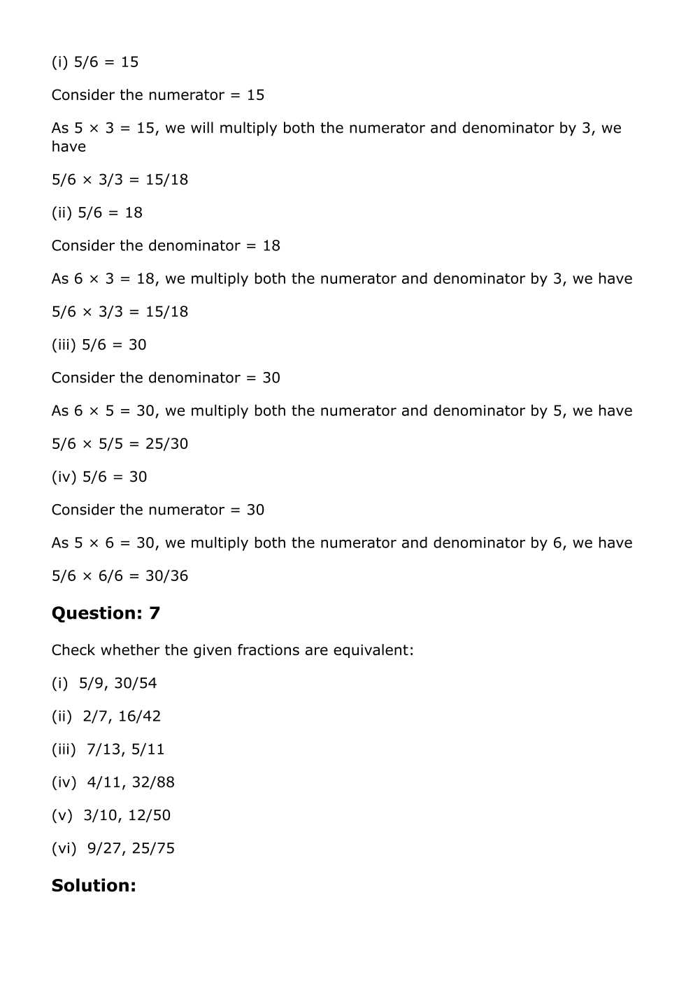 RD Sharma Solutions For Class 6 Maths Chapter 6