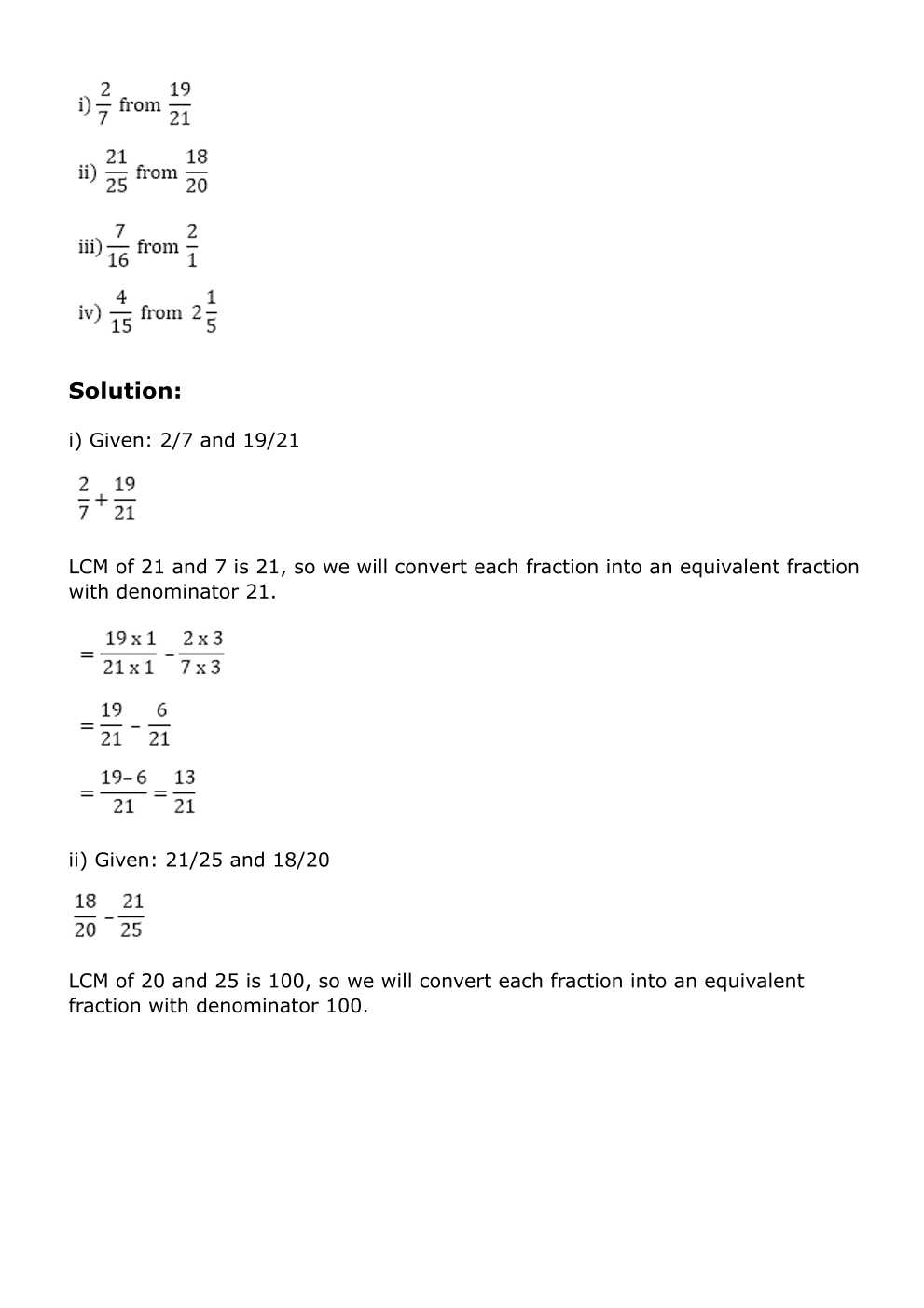 RD Sharma Solutions For Class 6 Maths Chapter 6