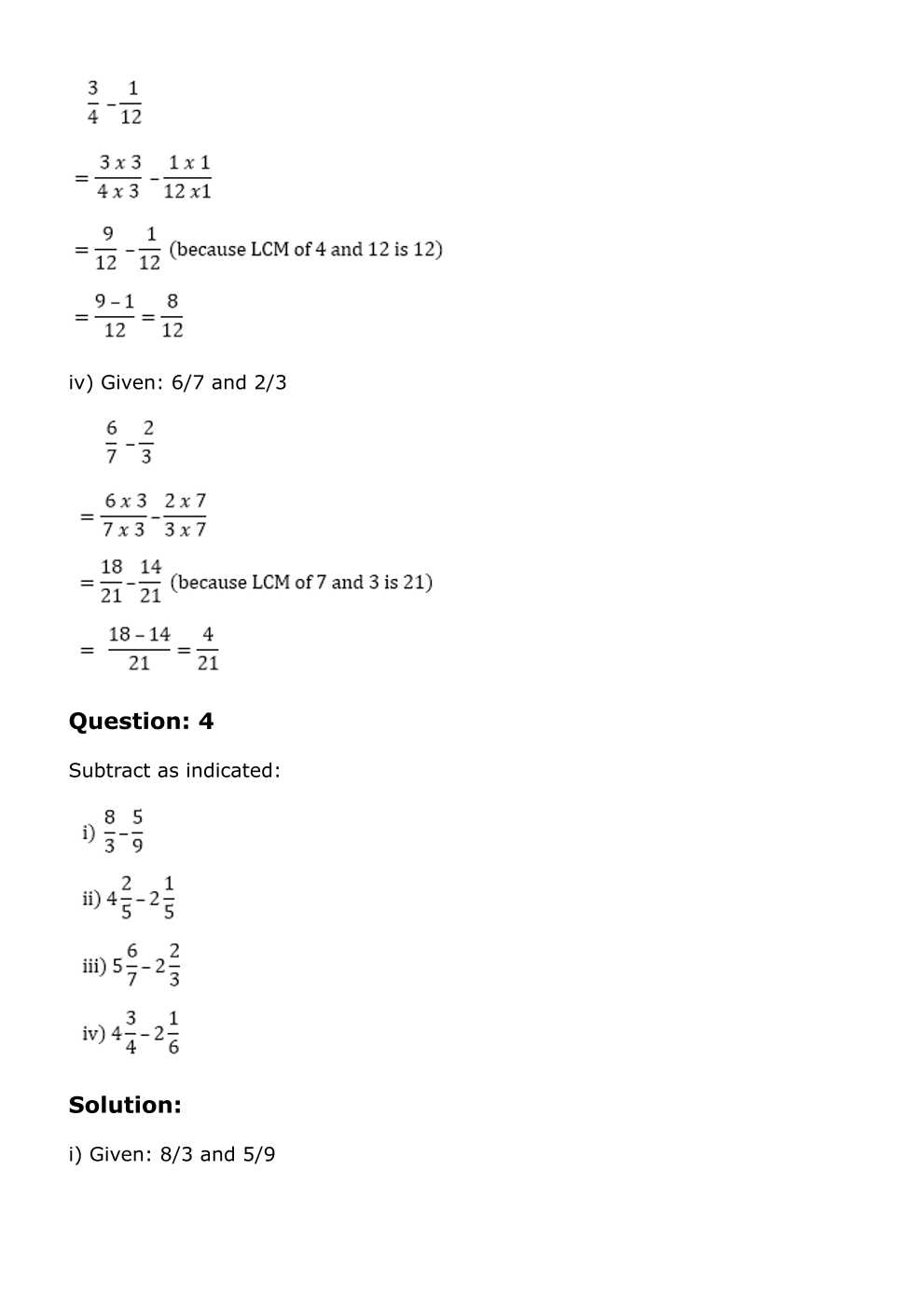 RD Sharma Solutions For Class 6 Maths Chapter 6