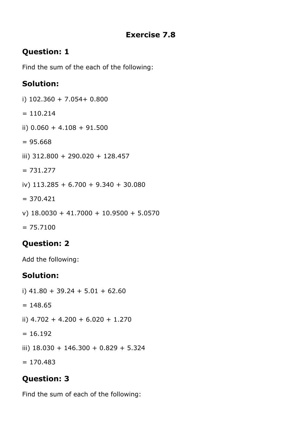 RD Sharma Solutions For Class 6 Maths Chapter 7