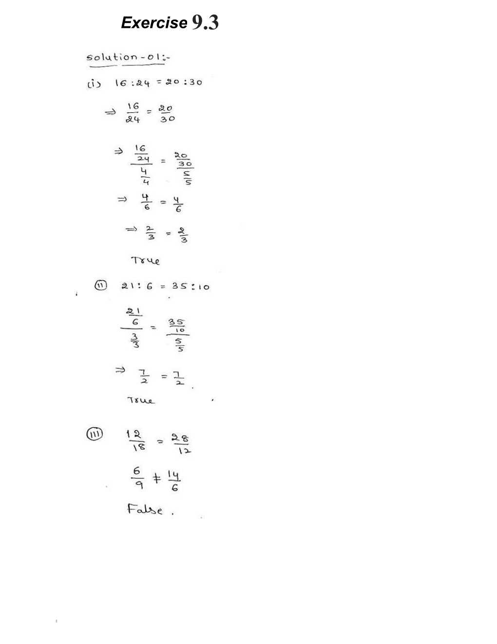 RD Sharma Solutions For Class 6 Maths Chapter 9