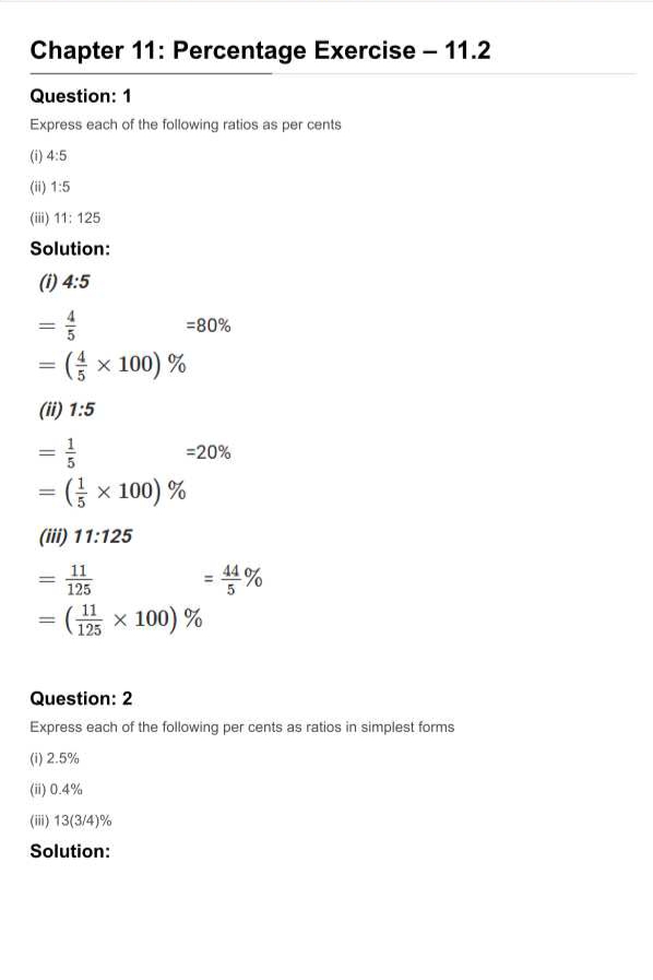 RD Sharma Solutions For Class 7 Maths Chapter 11