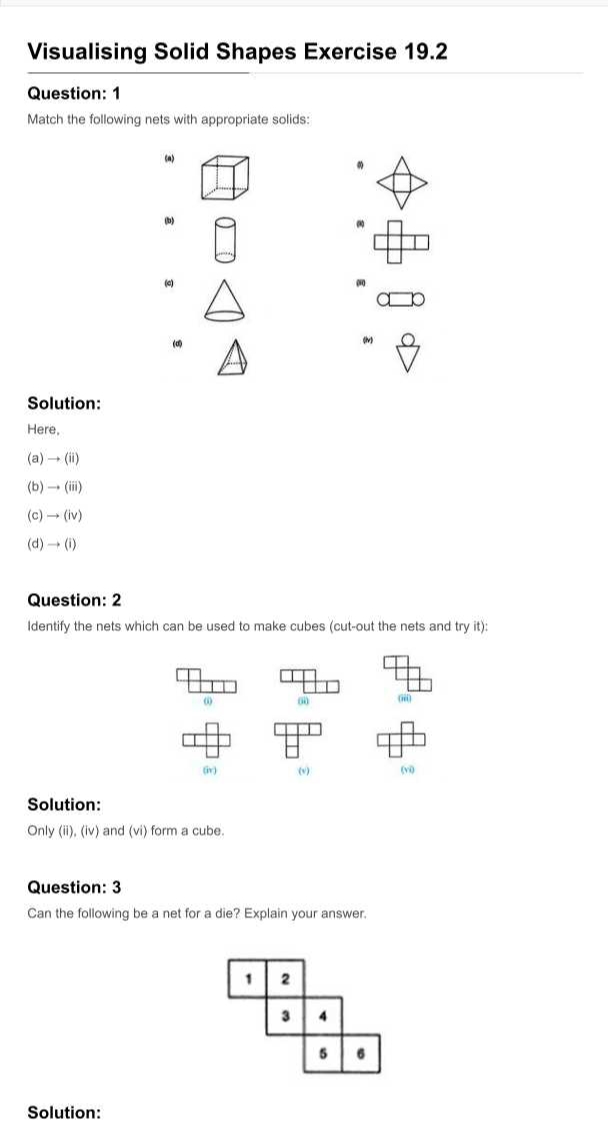 RD Sharma Solutions For Class 7 Maths Chapter 19