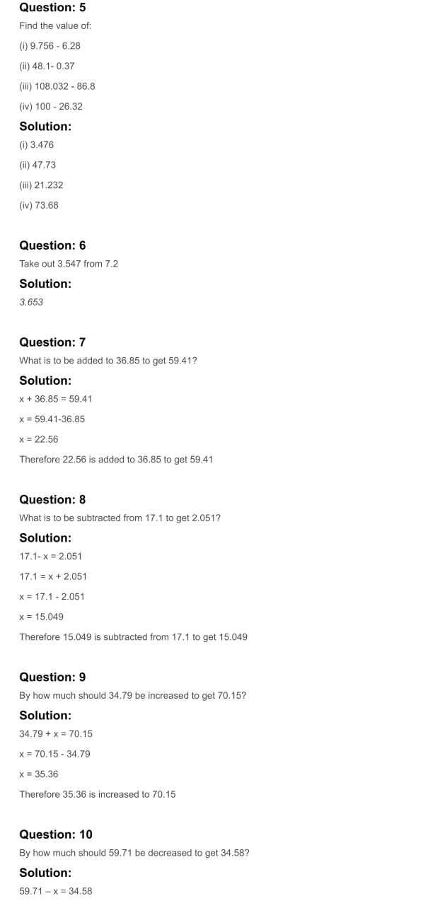 RD Sharma Solutions For Class 7 Maths Chapter 3