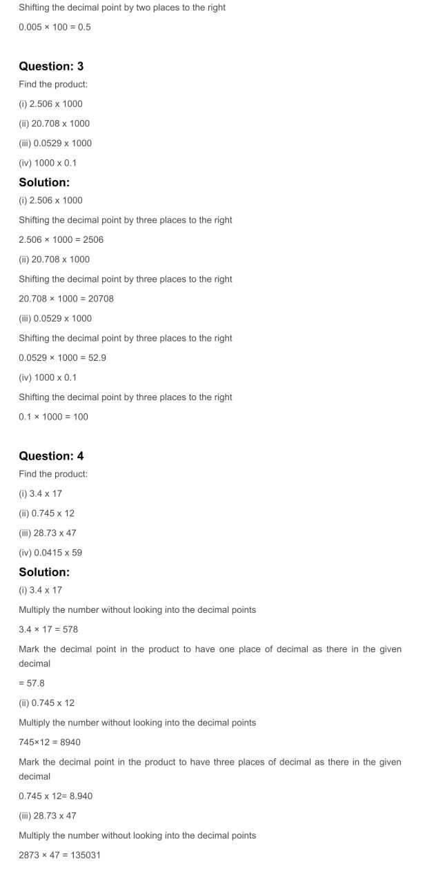 RD Sharma Solutions For Class 7 Maths Chapter 3